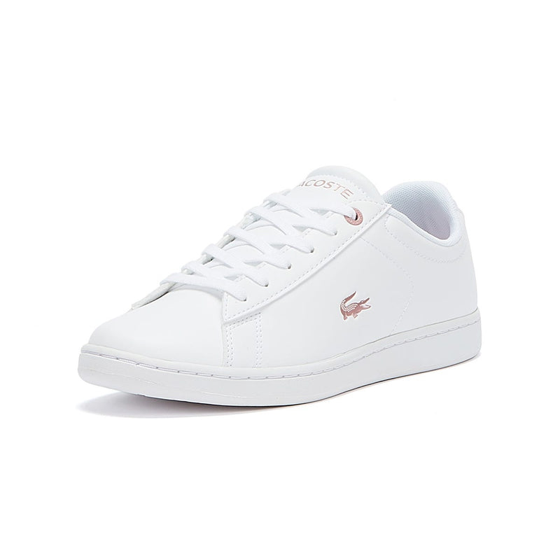 Lacoste Carnaby Evo 921 1 Junior White / Light Pink Trainers