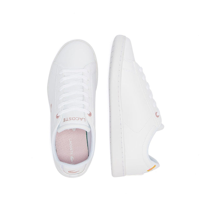 Lacoste Carnaby Evo 921 1 Junior White / Light Pink Trainers