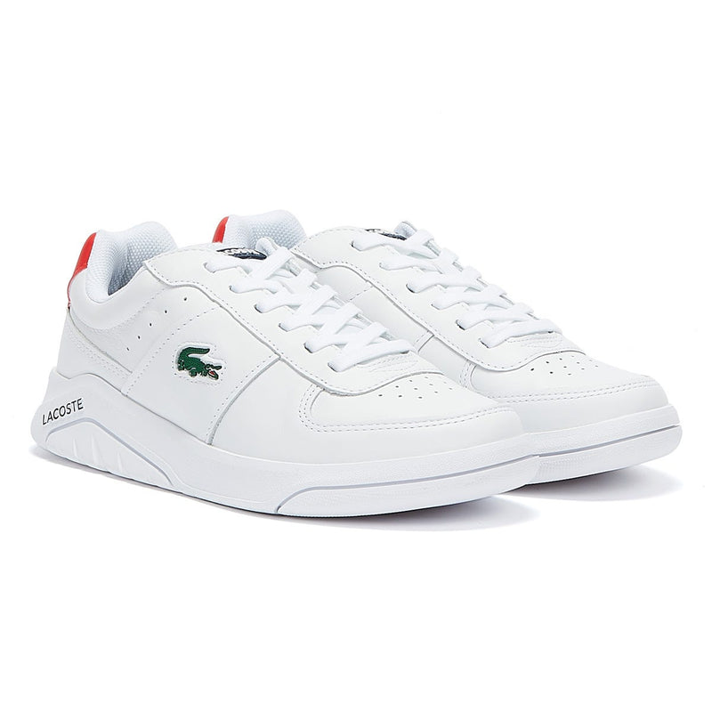 Lacoste Game Advance 721 2 Mens White / Navy / Red Trainers
