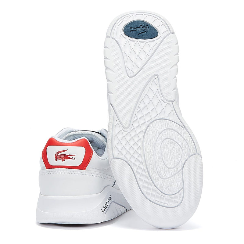 Lacoste Game Advance 721 2 Mens White / Navy / Red Trainers