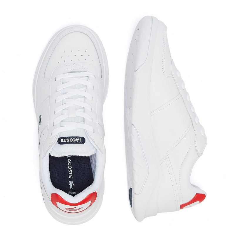 Lacoste Game Advance 721 2 Mens White / Navy / Red Trainers