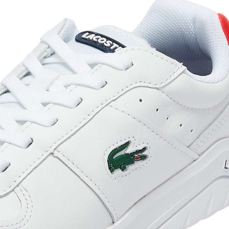 Lacoste Game Advance 721 2 Mens White / Navy / Red Trainers