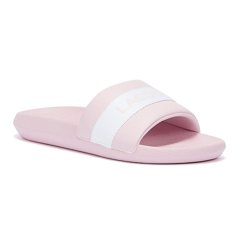 Lacoste Croco 720 1 Womens Pink / White Slides