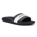 Lacoste Croco Slide Womens Black Sandals