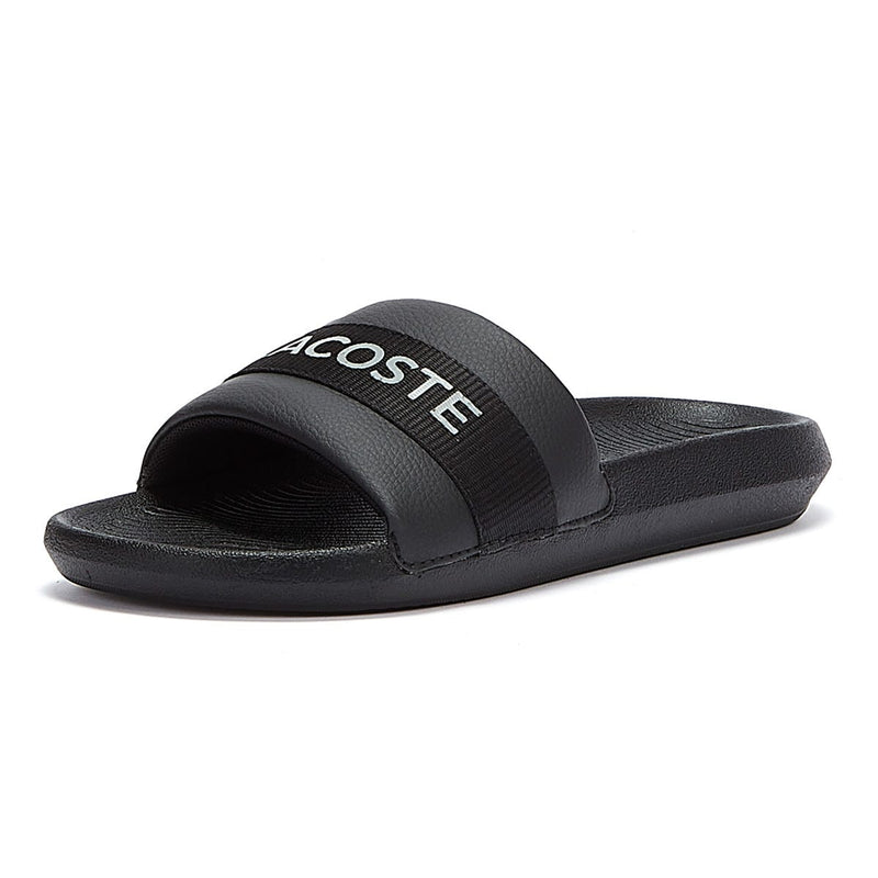 Lacoste Croco Slide Mens Black Sandal
