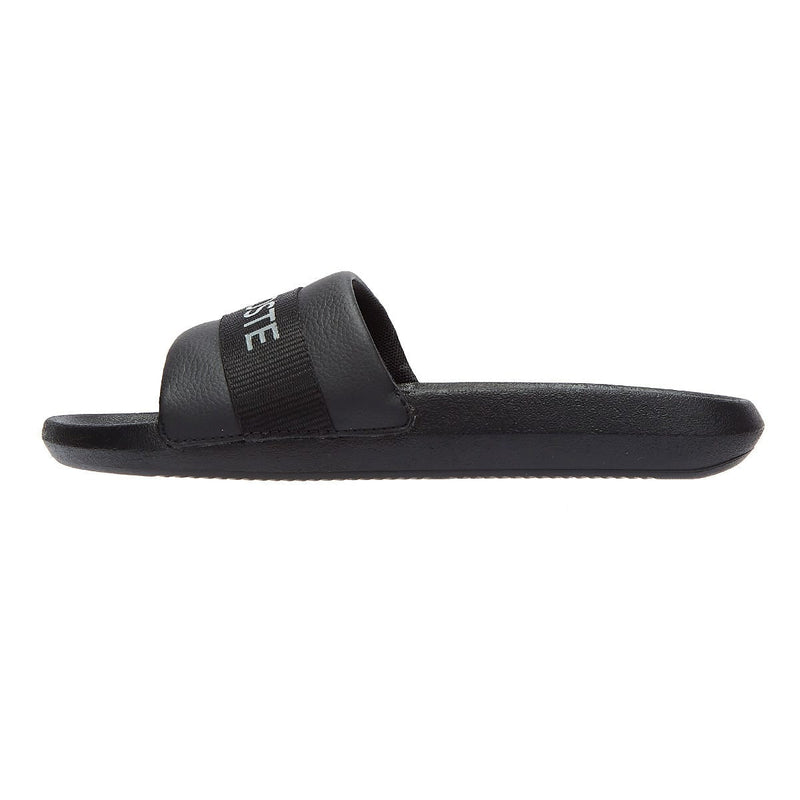 Lacoste Croco Slide Mens Black Sandal
