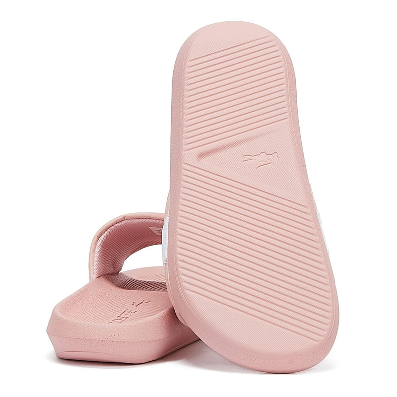 Lacoste Croco Silde Womens Pink Sandal