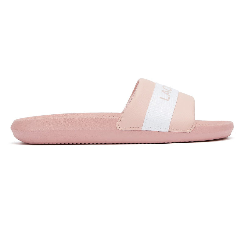 Lacoste Croco Silde Womens Pink Sandal