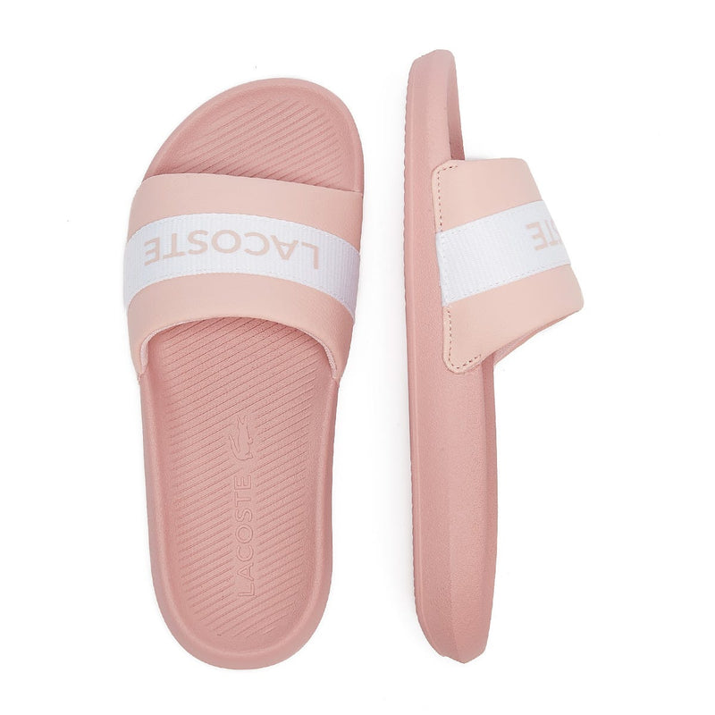 Lacoste Croco Silde Womens Pink Sandal