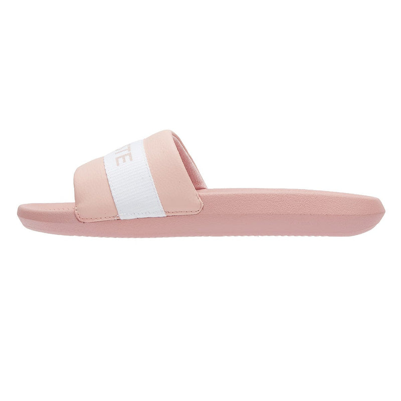 Lacoste Croco Silde Womens Pink Sandal