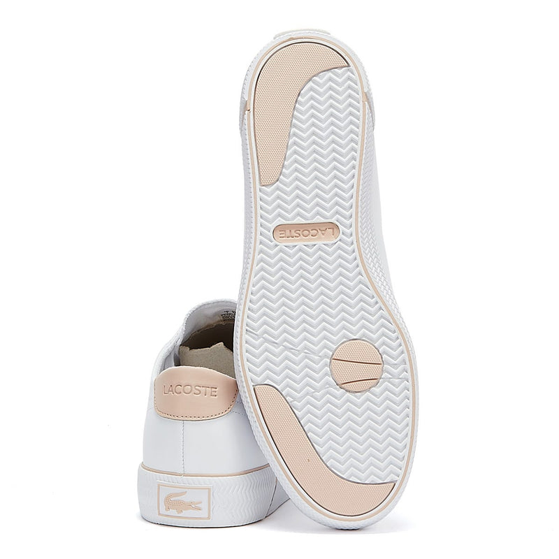 Lacoste GripShot Womens White / Light Pink Trainers