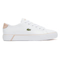 Lacoste GripShot Womens White / Light Pink Trainers