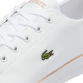 Lacoste GripShot Womens White / Light Pink Trainers