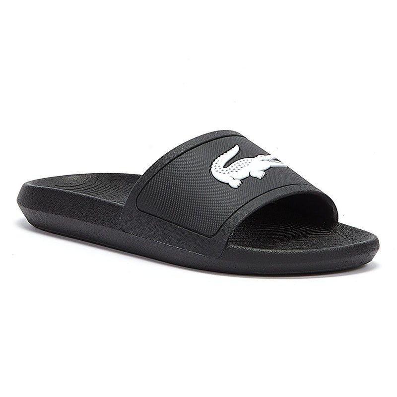 Lacoste Croco 119 1 Mens Black / White Slides