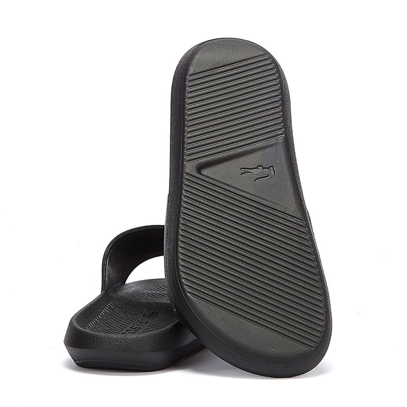 Lacoste Croco 119 1 Mens Black / White Slides