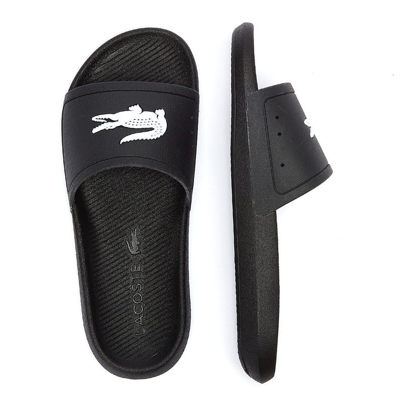 Lacoste Croco 119 1 Mens Black / White Slides