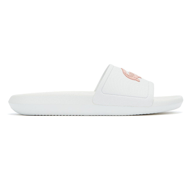 Lacoste Croco 119 3 Womens White / Pink Slides