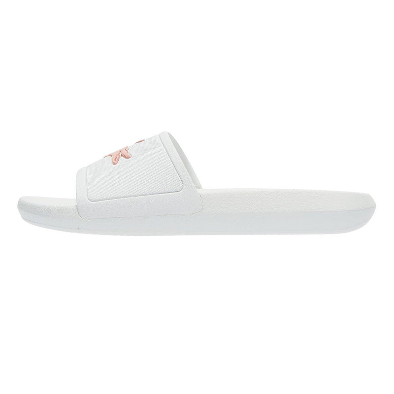 Lacoste Croco 119 3 Womens White / Pink Slides