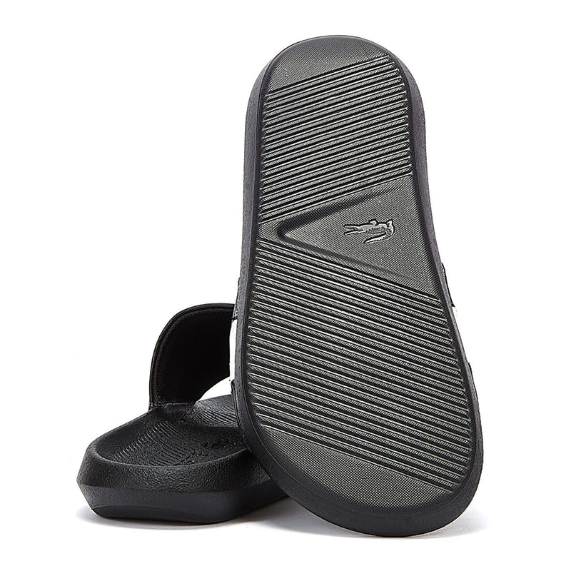 Lacoste Croco Slide 120 3 Womens Black / White Slides