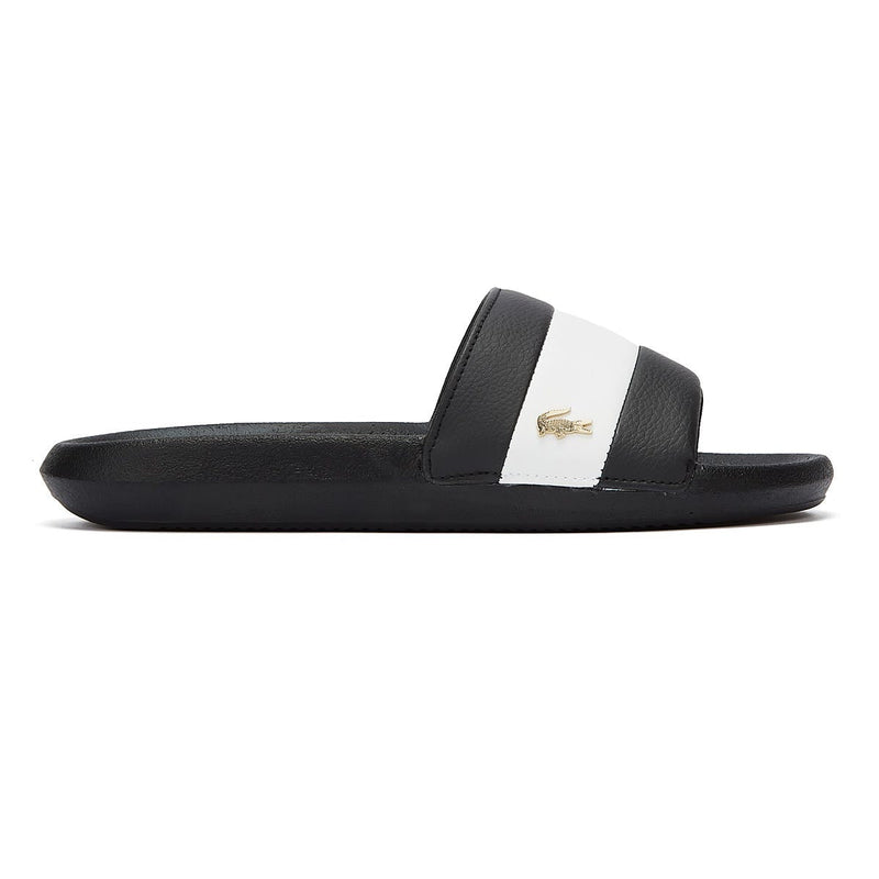 Lacoste Croco Slide 120 3 Womens Black / White Slides