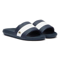 Lacoste Croco Slide 120 3 Mens Navy / White Slides