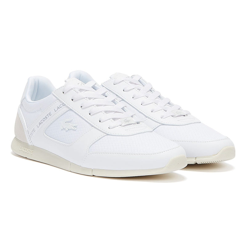 Lacoste Menerva Mens White Trainers