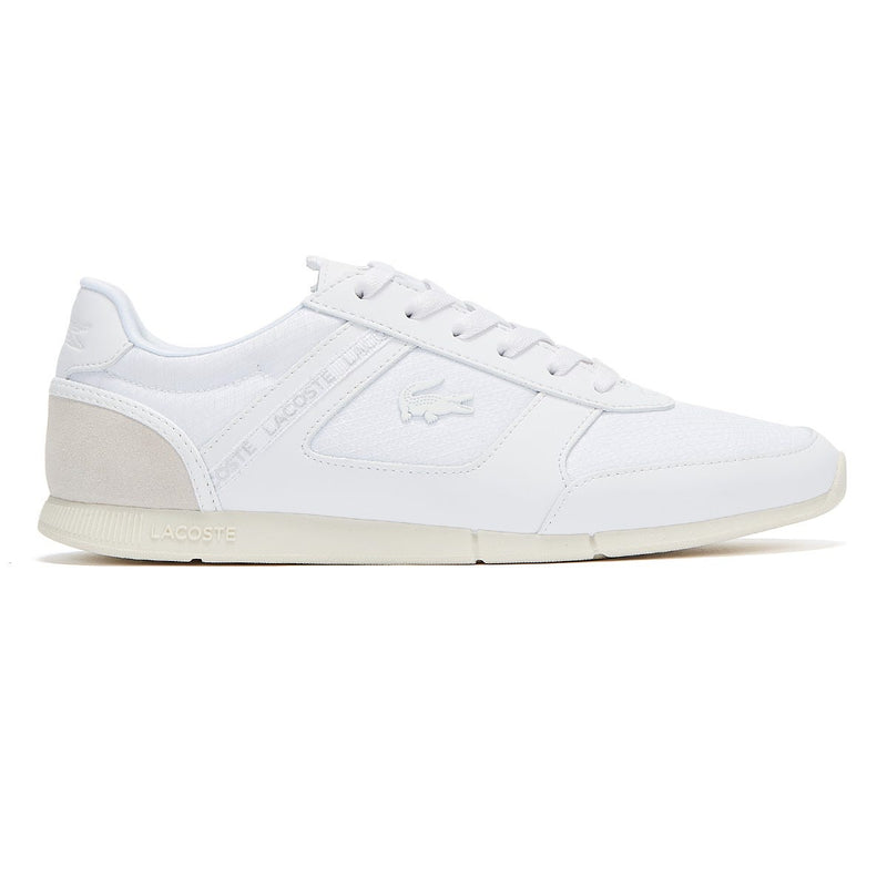 Lacoste Menerva Mens White Trainers
