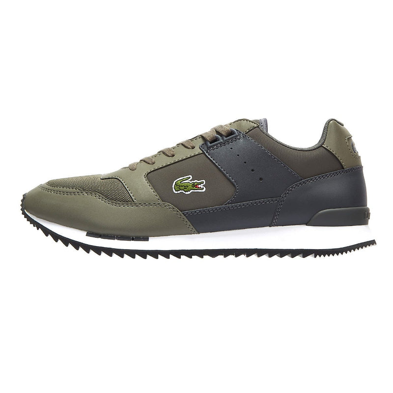 Lacoste Partner Piste Mens Khaki Trainers