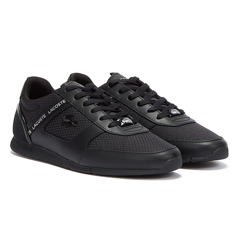 Lacoste Menerva Mens Black Trainers