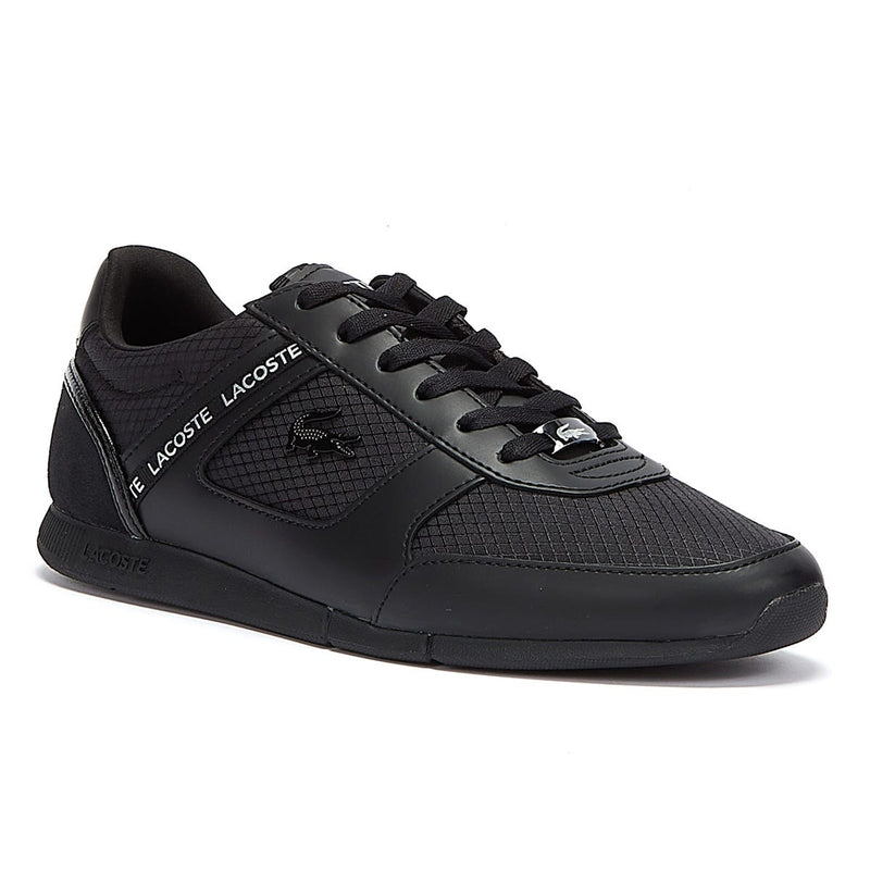 Lacoste Menerva Mens Black Trainers