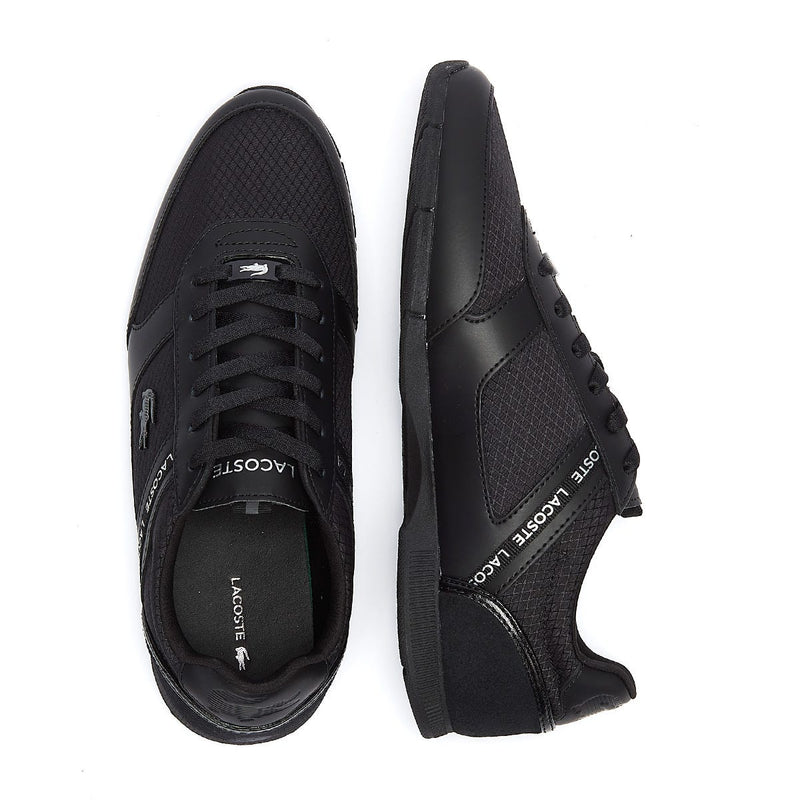 Lacoste Menerva Mens Black Trainers