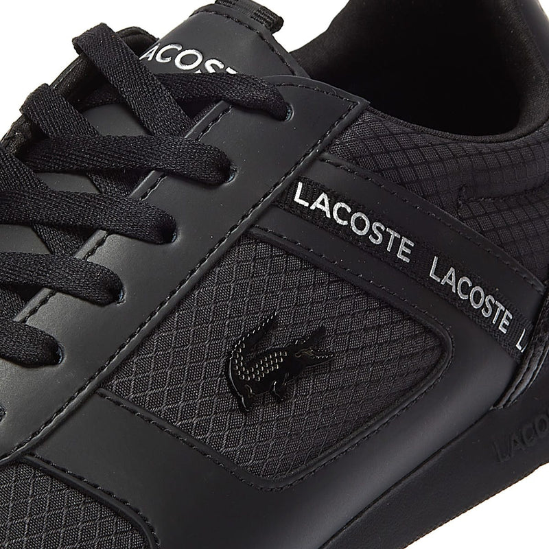 Lacoste Menerva Mens Black Trainers