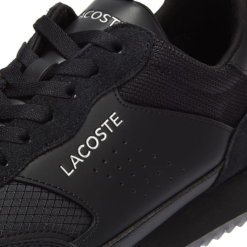 Lacoste Partner Luxe Mens Black Trainers