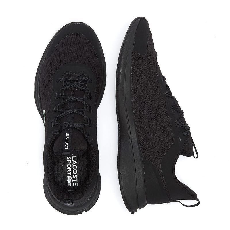 Lacoste Run Spin Mens Black Trainers