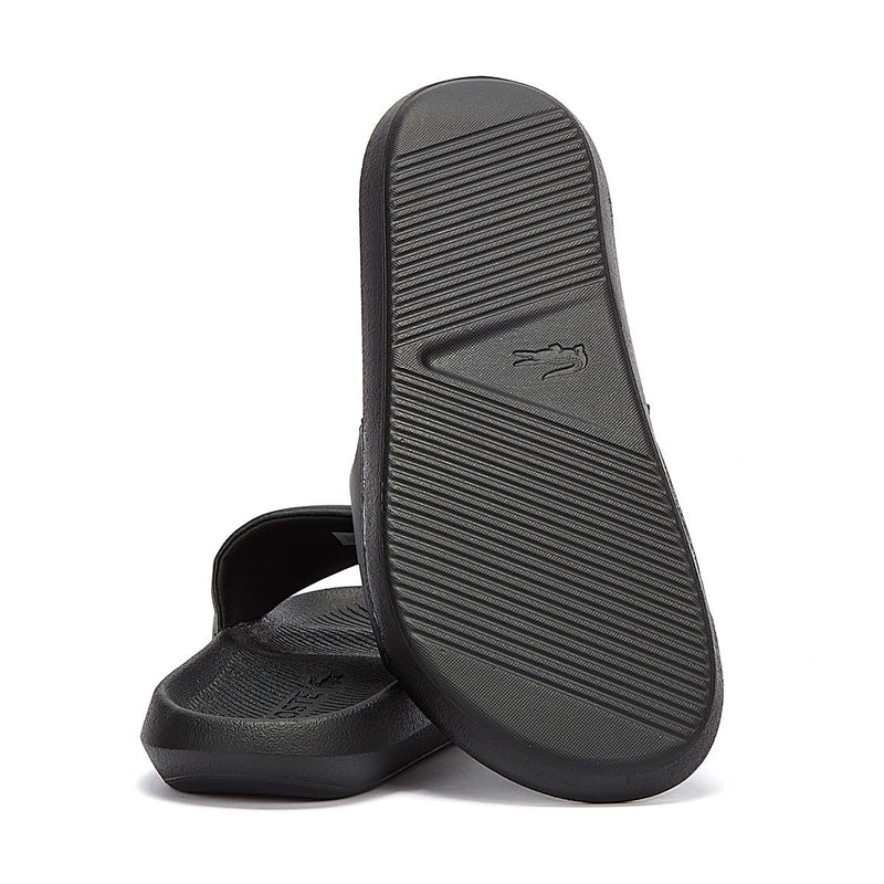 Lacoste Croco Mens Black Slides