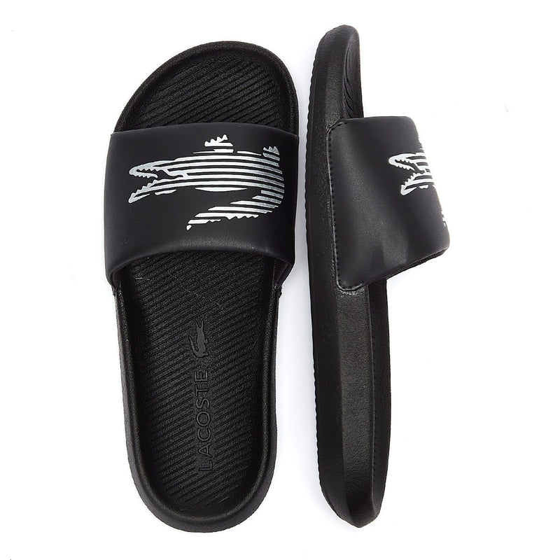 Lacoste Croco Mens Black Slides