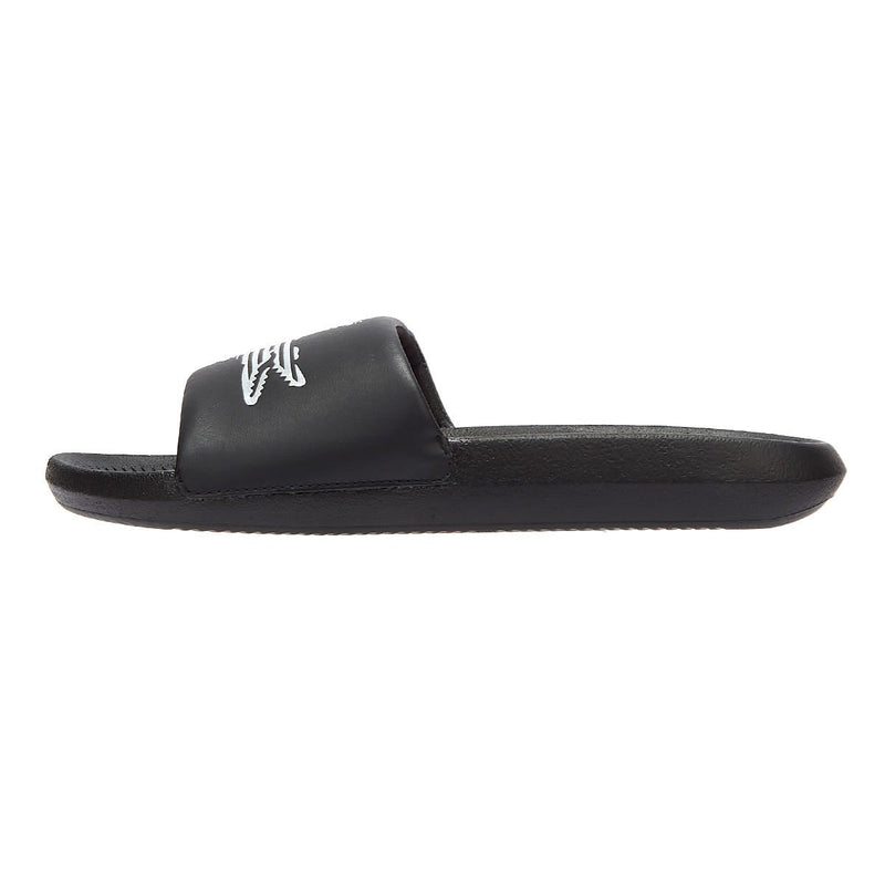Lacoste Croco Mens Black Slides