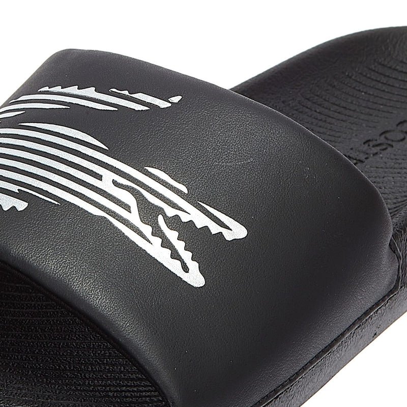 Lacoste Croco Mens Black Slides