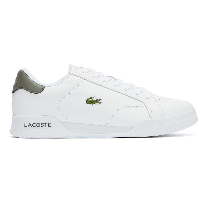 Lacoste Twin Serve Mens White / Khaki Trainers