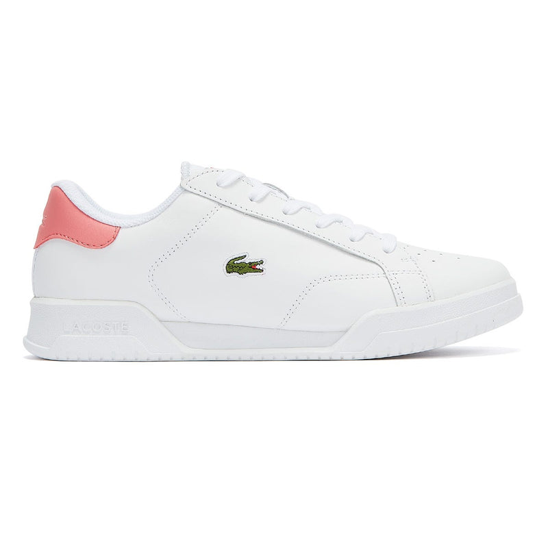Lacoste Twin Serve Womens Blanc / Rose foncé