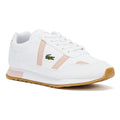 Lacoste Partner Junior White / Light Pink Trainers