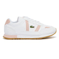Lacoste Partner Junior White / Light Pink Trainers