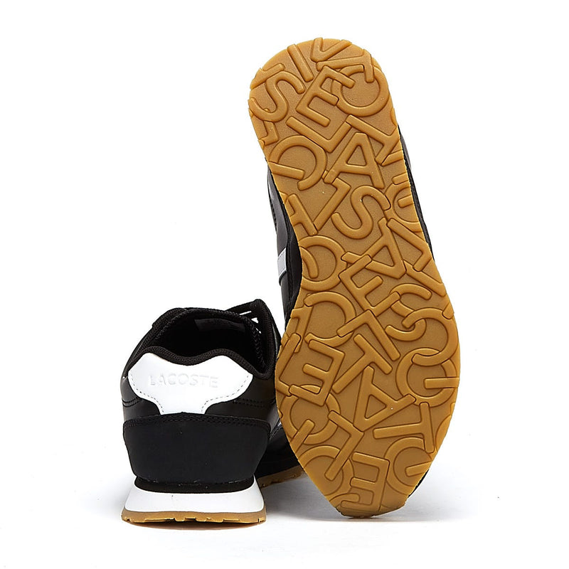 Lacoste Partner Junior Black / White Trainers