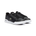 Lacoste Twin Serve Junior Black Trainers