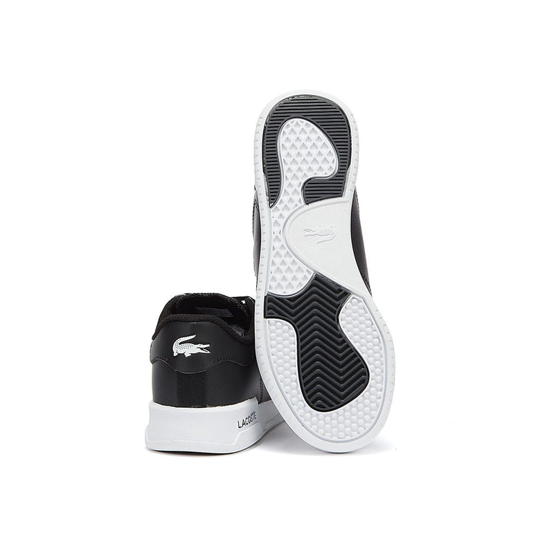 Lacoste Twin Serve Junior Black Trainers