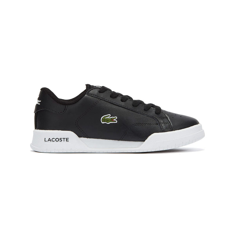 Lacoste Twin Serve Junior Black Trainers