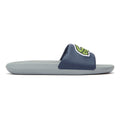 Lacoste Croco 1201 1 Mens Grey / Navy Slides