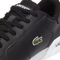 Lacoste Twin Serve Junior Black Trainers