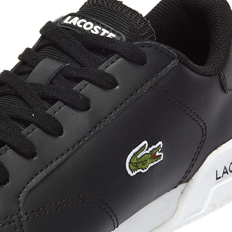 Lacoste Twin Serve Junior Black Trainers