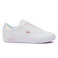 Lacoste Powercourt SFA Womens White Leather Trainers